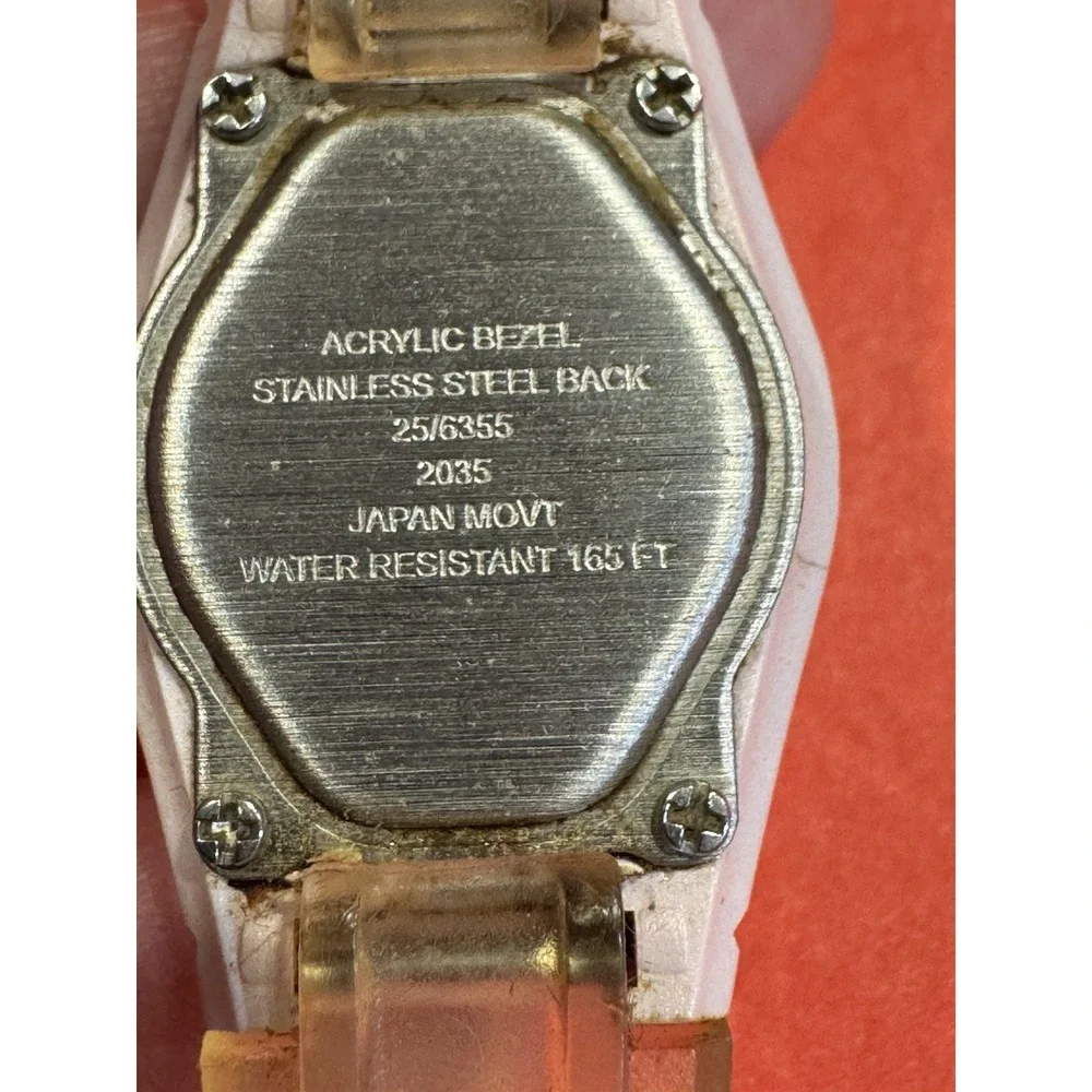 Vintage Armitron‎ WR165 Women's Watch Japan Quartz 25/6355 Acrylic Band